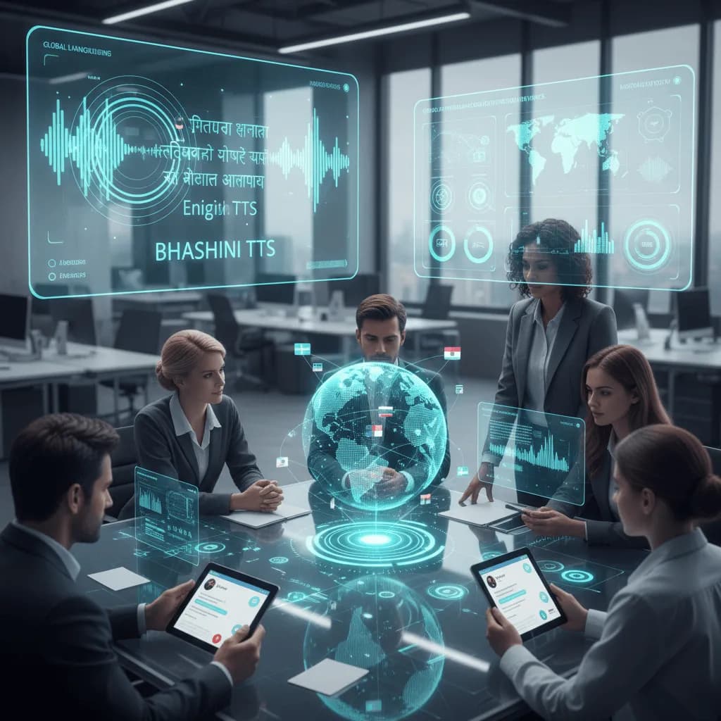 Leveraging Bhashini TTS for Enhanced Multilingual Customer Experiences in Enterprises